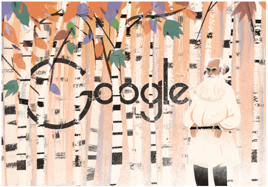 Google tolstoy doodle