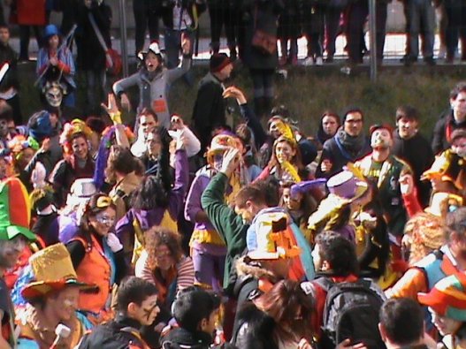 corteo di carnevale nelle