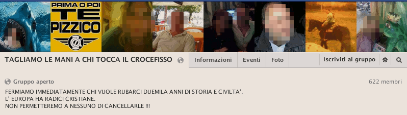 Un gruppo Facebook