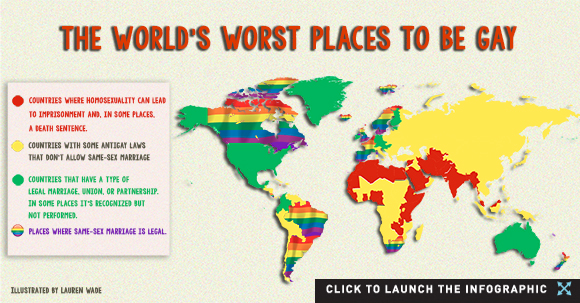 The World's Worst Places to be Gay
