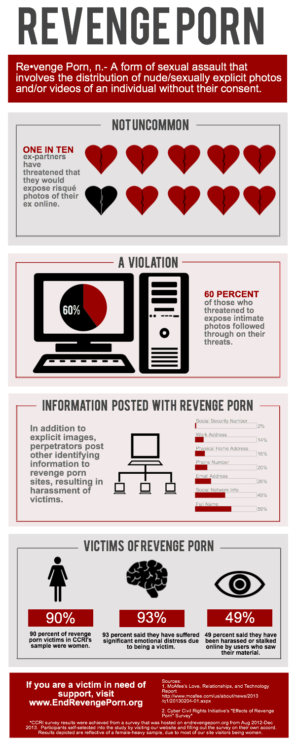 Revenge Porn By the Numbers - An Infographic from End Revenge Porn