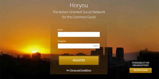 Horyou, ecco il social network per il bene comune