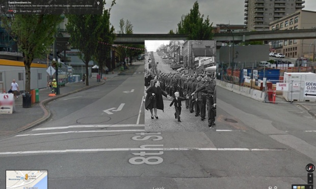 WWII in Street View: the BC regiment in Canada