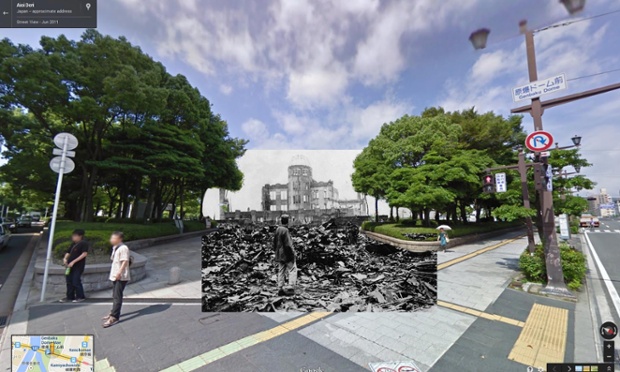 WWI in Street View: Hiroshima, Japan 1945