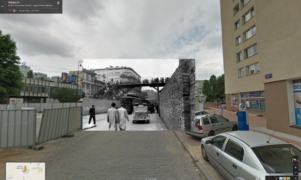 WWII in Street View: Warsaw ghetto