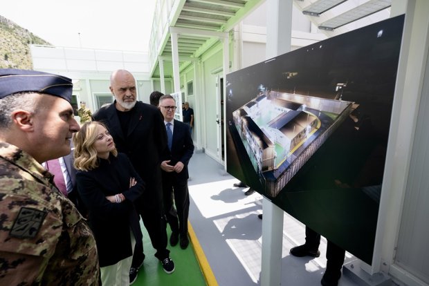 Edi Rama e Giorgia Meloni in Albania
