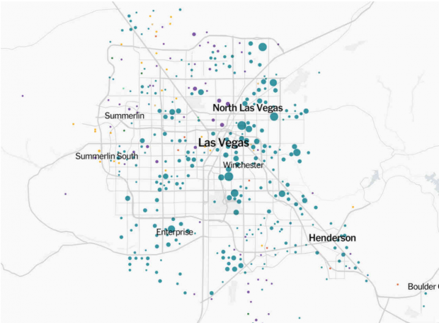 NYT MAP LAS VEGAS