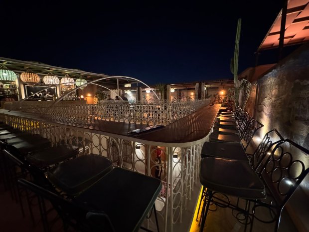 Il rooftop di un ristorante della medina. Foto di Jessica Petrocelli