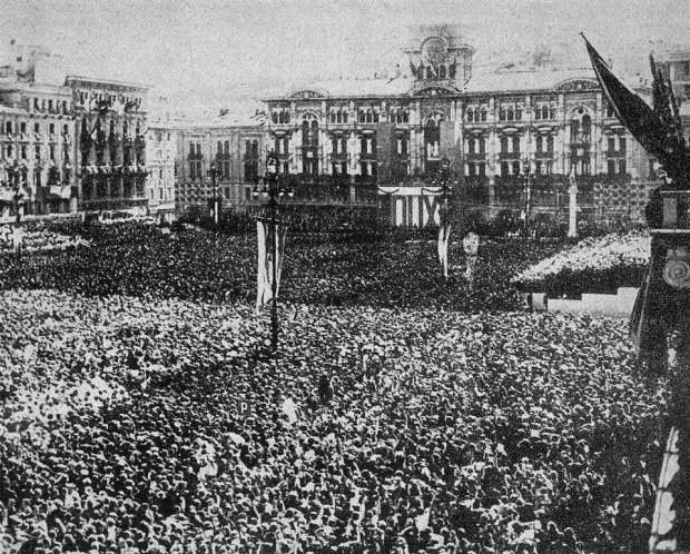 Mussolini a Trieste
